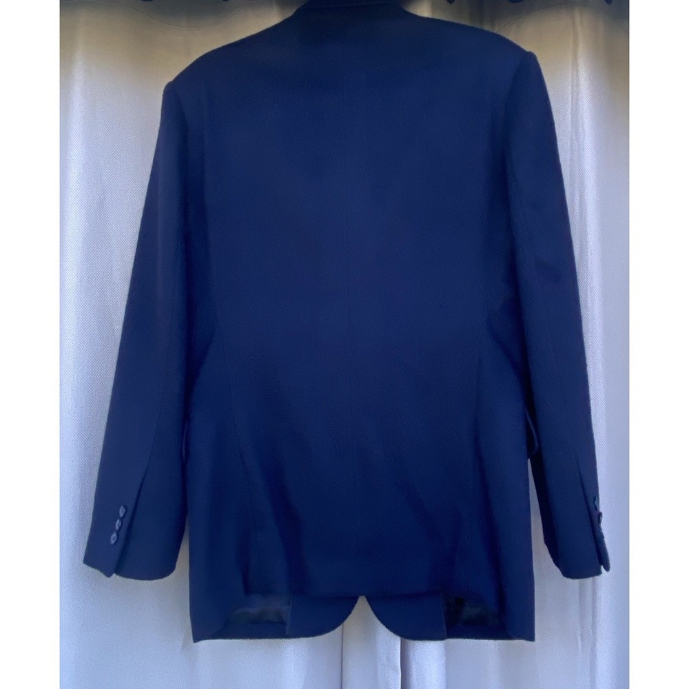 Vintage BODEM Navy Blue Sports Coat Blazer Men's Sz 40R Classic Tailored - Picture 2 of 6
